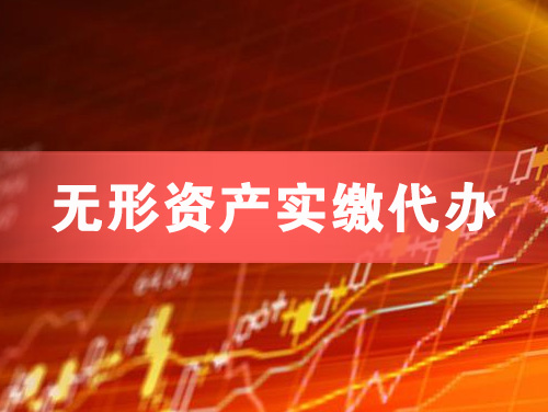 庄河无形资产实缴资本代办